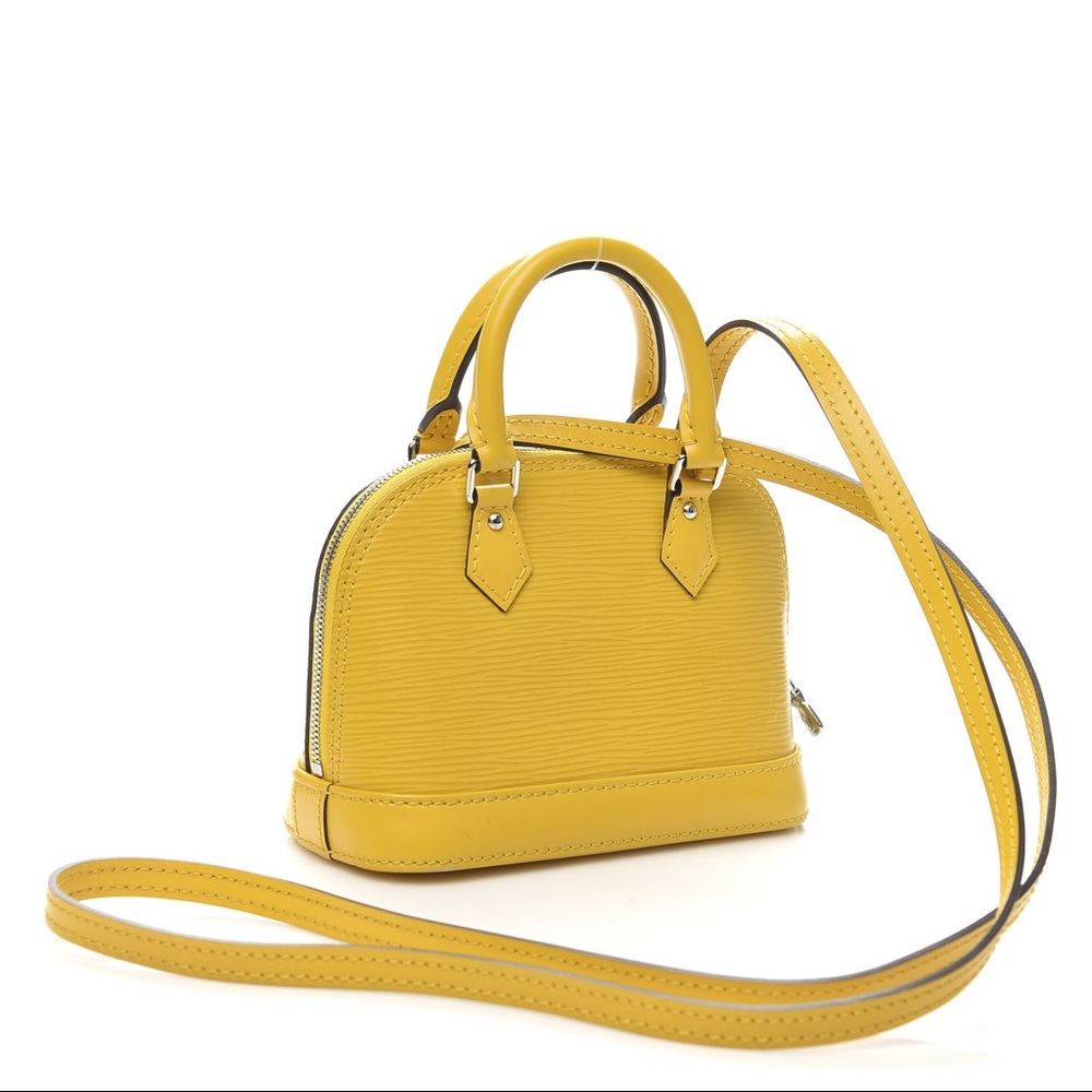♥️SOLD♥️Louis Vuitton Alma Nano Yellow Epi Leather